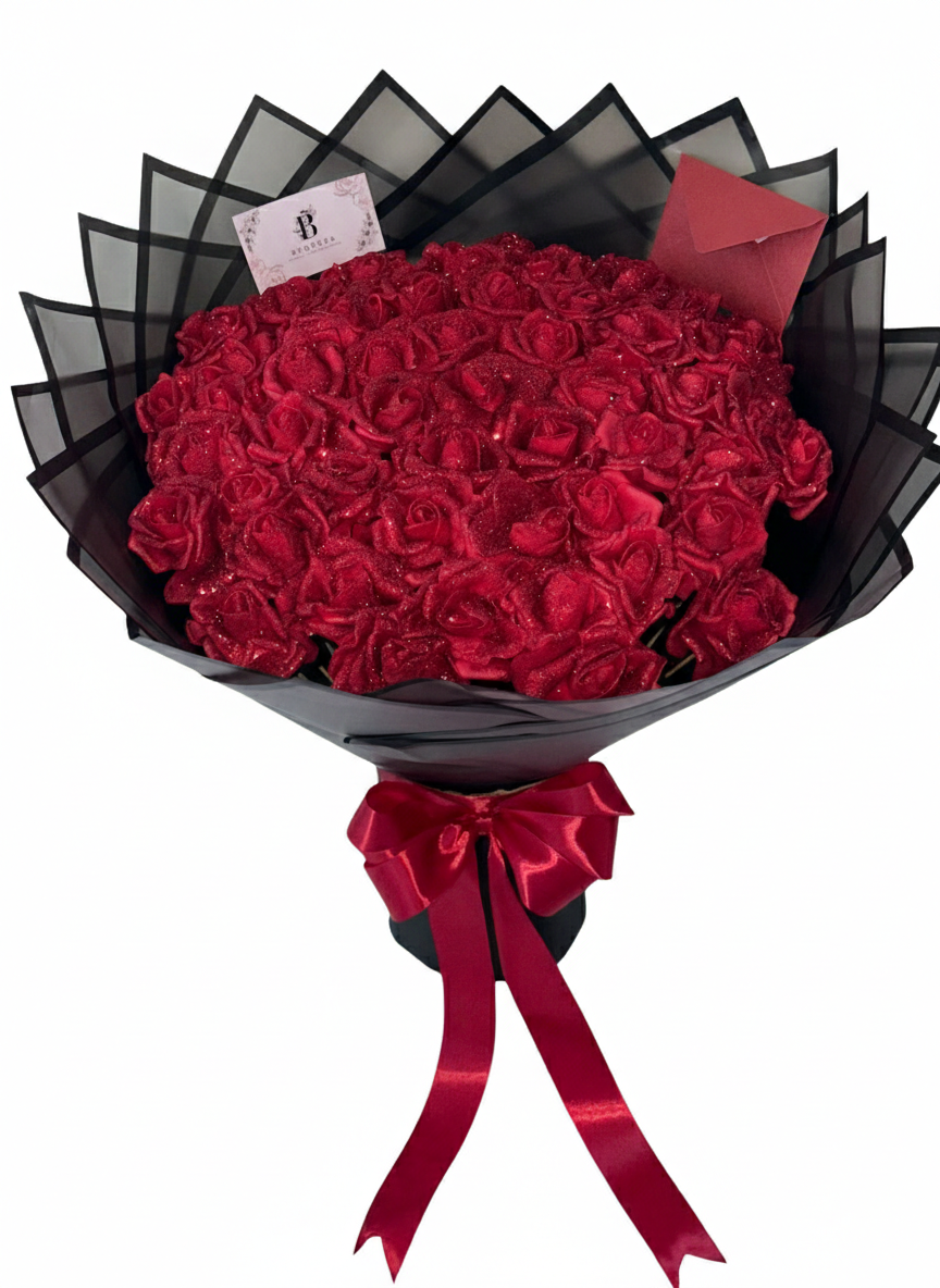 Създай Букет - фоам - 51 рози